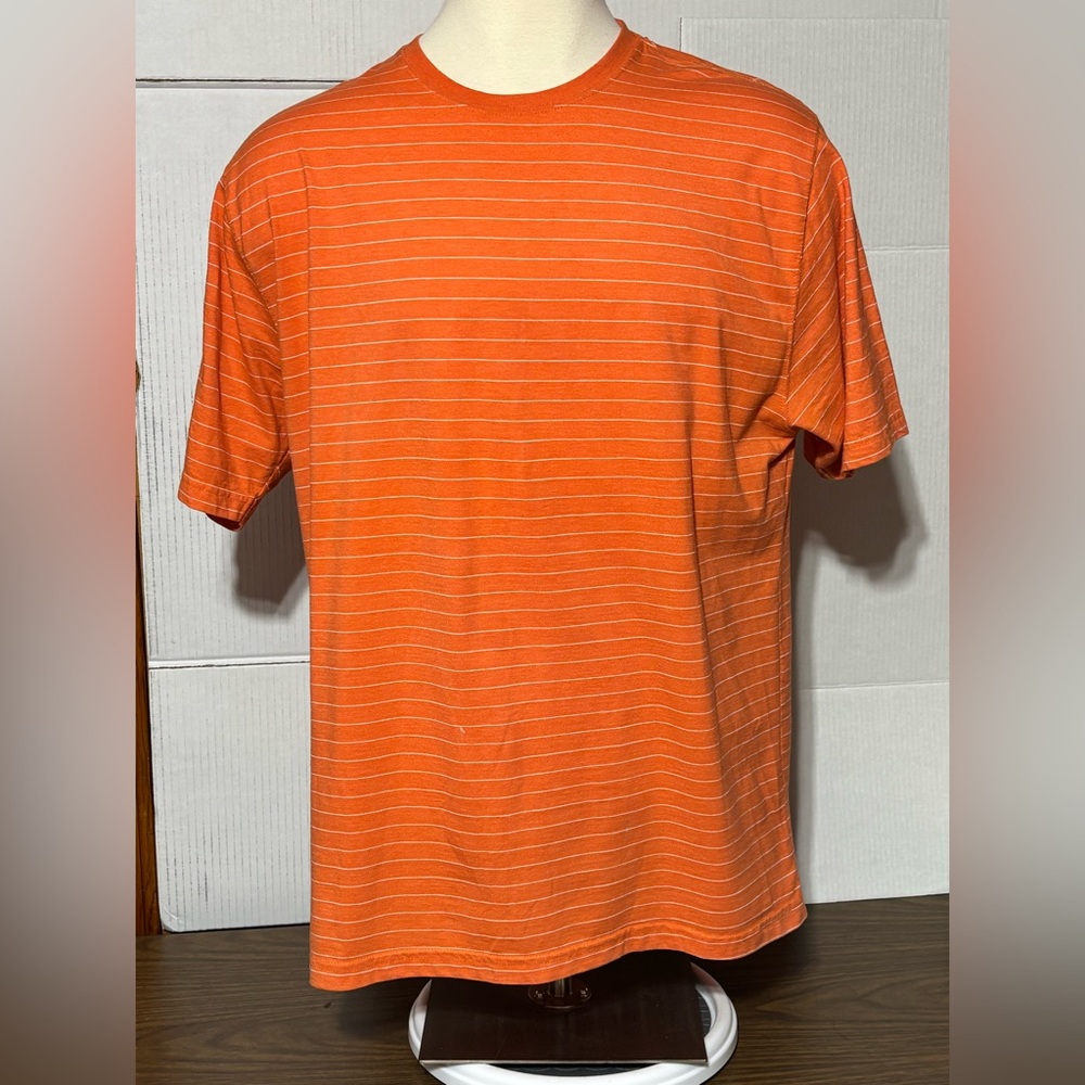 BOCA Classics men’s XXL ORANGE STRIPPED T SHIRT.